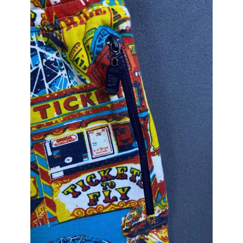 Men's Streetwear Born Fly Loopback Shorts XL 32x8 Drawstring Coney Island Fair - Picture 4 of 12